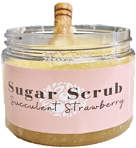 Succulent Strawberry Sugar Scrub