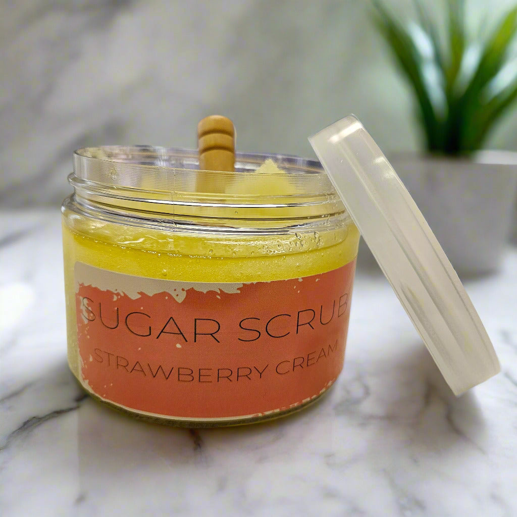 Strawberry Cream Sugar Scrub